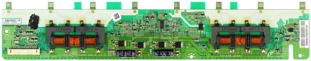 Toshiba 32AV502R — INVERTER BOARD: SSI320_4UA01 (инверторная плата)