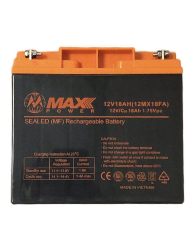 MAX POWER 12V 18Ah мощная батарея