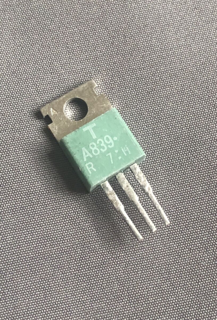 A839 TO-220 Si-P NF/S-L 150V 1,5A 25W 6MHz