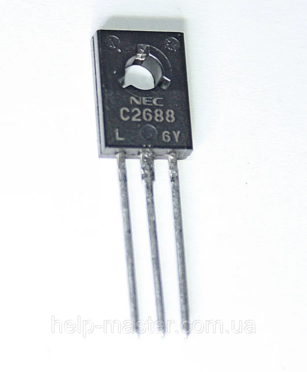 C2688  TO-126 SI-N 300V.0,2A. 10W. 80MHz
