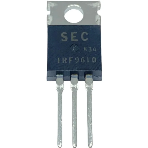 IRF9610 TO-220 MOS-P-FET 200V. 1,8A. 20W.