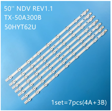 LED-подсветка для телевизоров Vestel 50" — модели 50'' NDV REV1.1 A-Type / B-Type (совместима с VES500UNDA-2D-N01, TX-50A300B и другими)