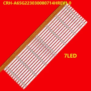 Светодиодная подсветка SW65D07-ZC62AG-10D для телевизоров 65" (Skyworth, Harper) | Комплект 8-12 планок
